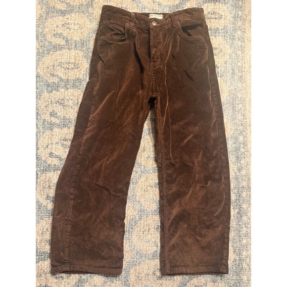 Free People Denim - Free People Good Luck Mid-Rise Cord Barrel Jeans Size 26 Excellent Condition